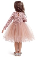 ToCoNajlepsze sukienka dziecięca rozkloszowana przed kolano poliester rozmiar 116 (111 - 116 cm)
