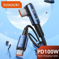 Kabel Toocki 100w typu C do USB C kabel 90 stopni