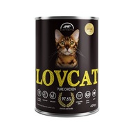 Mokra karma dla kota LOVCAT kurczak 0,4 kg