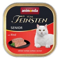 Animonda vom Feinsten Cat Senior z Wołowiną 100g