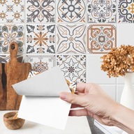 Konyhai csempematrica Bézs MAROKKÓI Mozaik 24 db-os szett