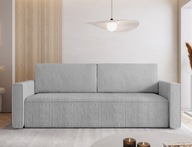Kanapa Sofa express Mimir 235 x 87 cm tkanina odcienie szarości