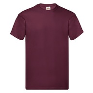 T-SHIRT KOSZULKA FRUIT OF THE LOOM burgundy L