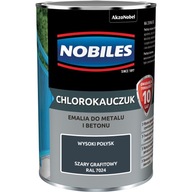 Emalia chlorokauczukowa Nobiles 0,9 l Szary Grafitowy