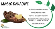 Masło KAKAOWE Naturalne 100% TWARDE COCOA BUTER 100ml NATUR PLANET