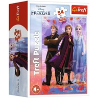 Puzzle Trefl Mini Puzzle 54 elementów Puzzle 54 mini W świecie Anny i Elsy 3 TREFL 19637