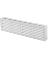VENTILAČNÁ DVEROVÁ MRIEŽKA PRE WC DVERE, BIELA
