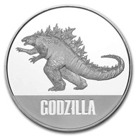 Niue: Godzilla 1 oz striebro 2021