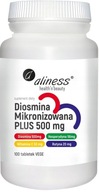 Aliness Diosmina mikronizowana PLUS 500mg 100tab Stres oksydacyjny Rutyna