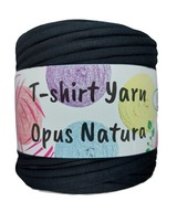 T-SHIRT Yarn Opus Natura 100% z recyklingu 120m, przędza bawełniana czarna