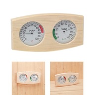 Termometr i higrometr do sauny z drewna Tishita, cyfrowy 2 w 1, poziomy