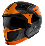 MT Streetfighter SV S Totem B4 Matt kask motocyklowy pomarańczowy mat L