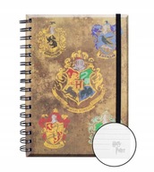 Zápisník Harry Potter Notes Planner Rokfort 4 domy