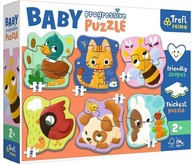 Baby Progressive Puzzle Zwierzęta Trefl