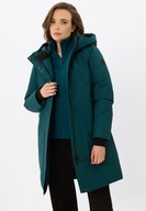 案山子 DAMSKI WODOODPORNY PŁASZCZ ZIMOWY ZIELONY VOLCANO J-ISLA XL