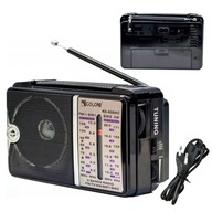 Radio sieciowo-bateryjne AM, FM, SW Golon RX-606AC