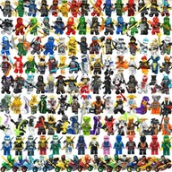 ZESTAW FIGURKI NINJAGO 48 SZTUK KLOCKI AKCESORIA