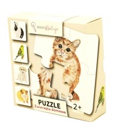 4 DB-OS PUZZLE HÁZIÁLLATOK