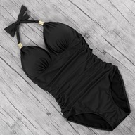 SNM strój kąpielowy jednoczęściowy czarny rozmiar L