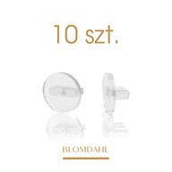 Blomdahl -Zatyczki do kolczyków przekłuciowych z Plastiku Medycznego 10szt
