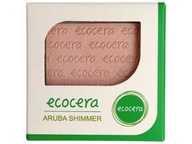 Pojedynczy rozświetlacz prasowany ecocera Shimmer Powder różowy Aruba 10 g