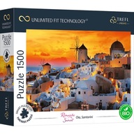 Puzzle Trefl Prime Unlimited Fit Technology 1500 elementów Oia, Santorini 26195