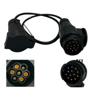 Redukciós adapter utánfutó kábellel 13/7 pin 12V adapter