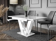 Stół prostokątny rozkładany Meble4home MV 120 x 80 x 75cm biały