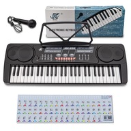 Keyboard Meike organy MK-632 dla dzieci z mikrofonem zasilacz