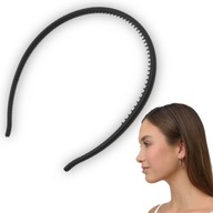 KLASICKÁ ČELENKA DO VLASOV, TENKÁ ČIERNA