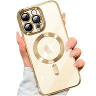 Plecki Alogy do Apple iPhone 13 Pro Glamour Luxury Ring Case złoty