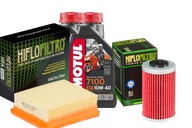 Olej MOTUL 7100 10W40 4L filtr oleju powietrza KTM DUKE RC 125 200 390