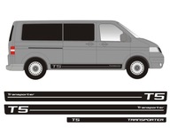 Naklejki pasy na bok samochodu VW T5 Transporter