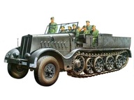 Model wojskowy German 18T Heavy Half Track Famo Tamiya MT-35239