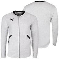 Puma bluza męska szara rozpinana sportowa oryginał logo XL