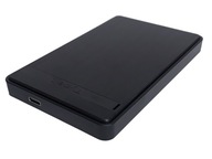 Dysk przenośny zewnętrzny HDD 1TB USB-C 2,5'' czarny