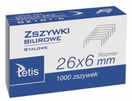 Zszywki Tetis 26/6