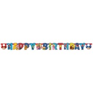 Girlanda Super Mario Urodziny Happy Birthday 190cm