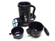 Czajnik автомобильный 12v черный 0,8l 2 чашки фото, цена