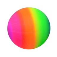Piłka gumowa TĘCZOWA Kolorowa 20 cm