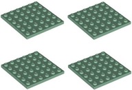4You LEGO - 3958 CSEMPE 6X6 ZÖLD HOMOK (4db)