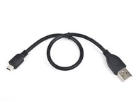 Kábel miniUSB 2.0 CANON 5pin 0,3m čierny