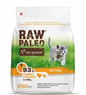 Sucha karma dla kota Raw Paleo indyk dla kotów wybrednych 0,25 kg
