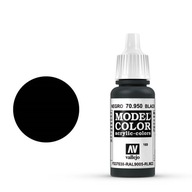 Barva Vallejo Model Color 169 17 ml černá