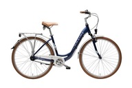 Rower miejski MAXIM MC 1.4.7 Granatowy rama 18 cali koło 28 " niebieski
