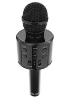 Bluetooth karaoke mikrofón s čiernym reproduktorom