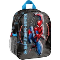Plecak przedszkolny jednokomorowy Spiderman Paso chłopcy czarny, Odcienie czerwieni, Odcienie niebieskiego, Wielokolorowy