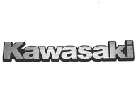 Naklejka Emblemat KAWASAKI srebrna 180x30mm