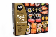 Veľká sada sushi boxu 120 kusov 6-8 osôb DARČEK