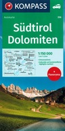 Południowy Tyrol, Dolomity / Sudtirol, Dolomiten 1: 150 000. Mapa samochodowo-turystyczna 356. Kompass Praca zbiorowa
